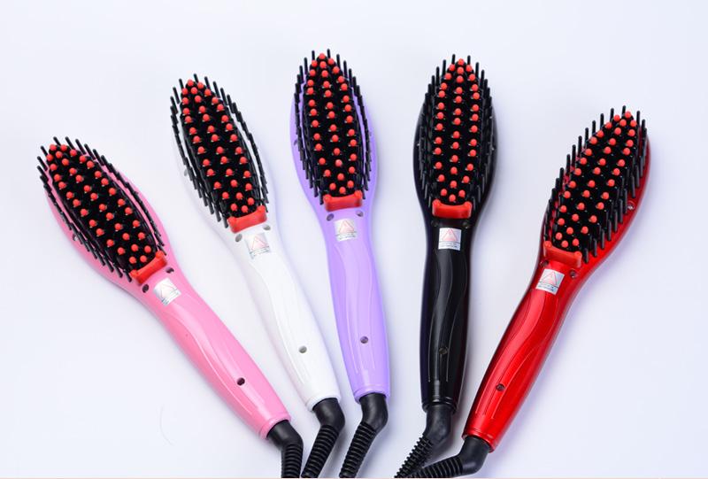 Brosse À Cheveux Électrique Rapide Défriser Les Cheveux