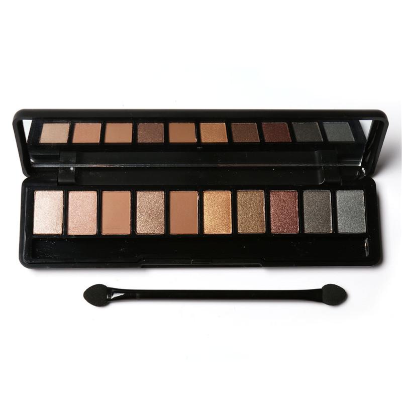 Fard À Paupières Palette + Brosse À Sourcils (8 PCS)