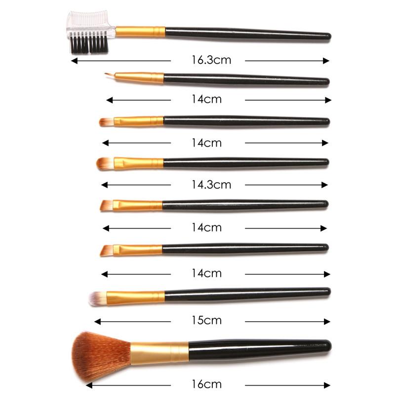 Fard À Paupières Palette + Brosse À Sourcils (8 PCS)
