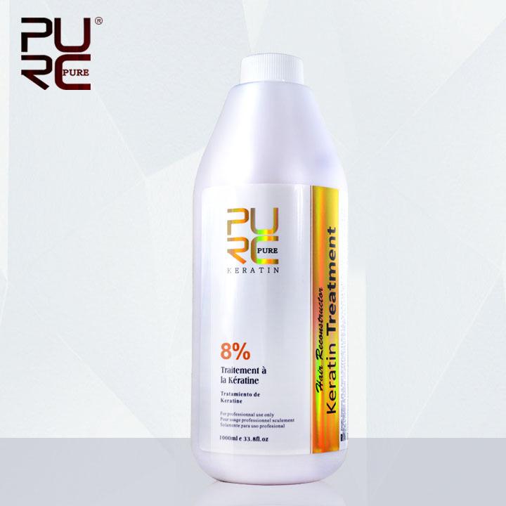 meilleuretendence TRAITEMENT À LA KERATINE 8% POUR RÉPARER LES CHEVEUX (1000ml pure kératine + shampooing purifiant)