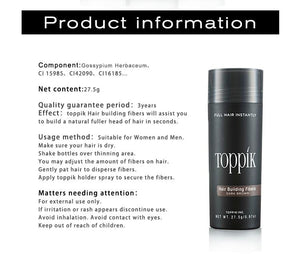 Hair Loss toppik - Le densifieur et combleur en poudre